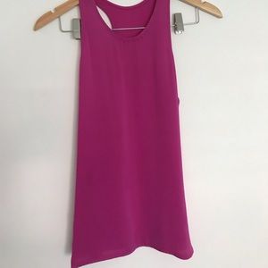 Fuchsia Razorback tank top